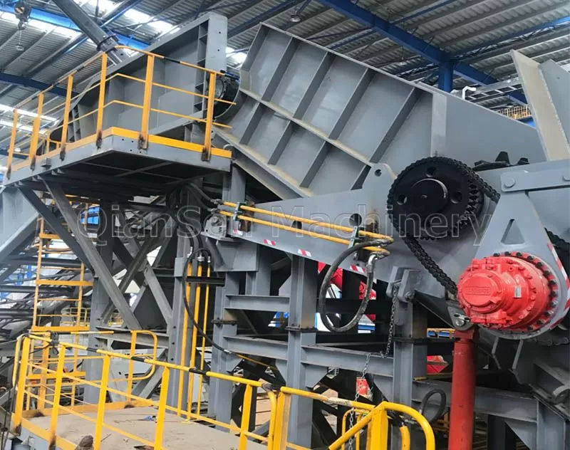steel scrap smashing production line3