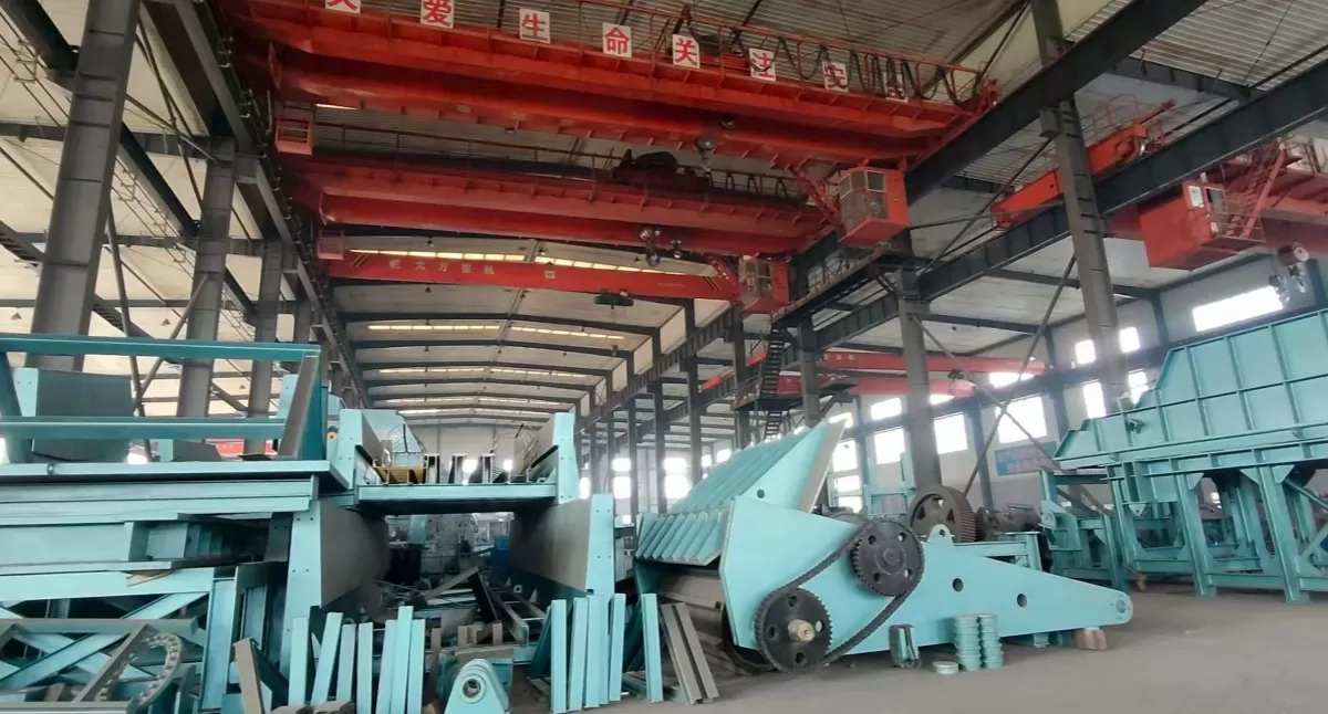 Inside the production workshop