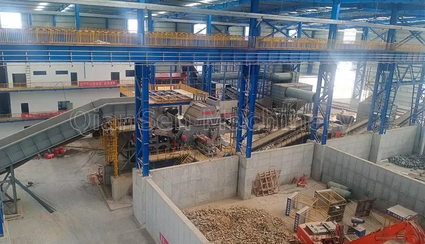PSX Steel Scrap Smashing Production Line PSX Steel Scrap Smashing Production Line