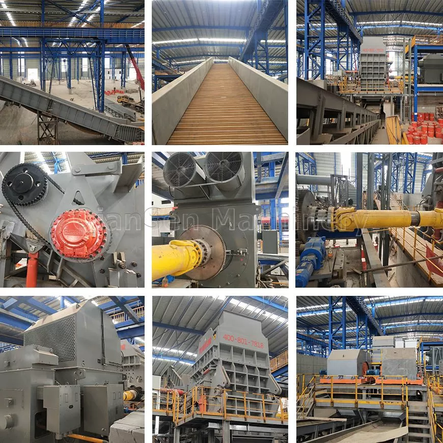 PSX Steel Scrap Smashing Production Line PSX Steel Scrap Smashing Production Line